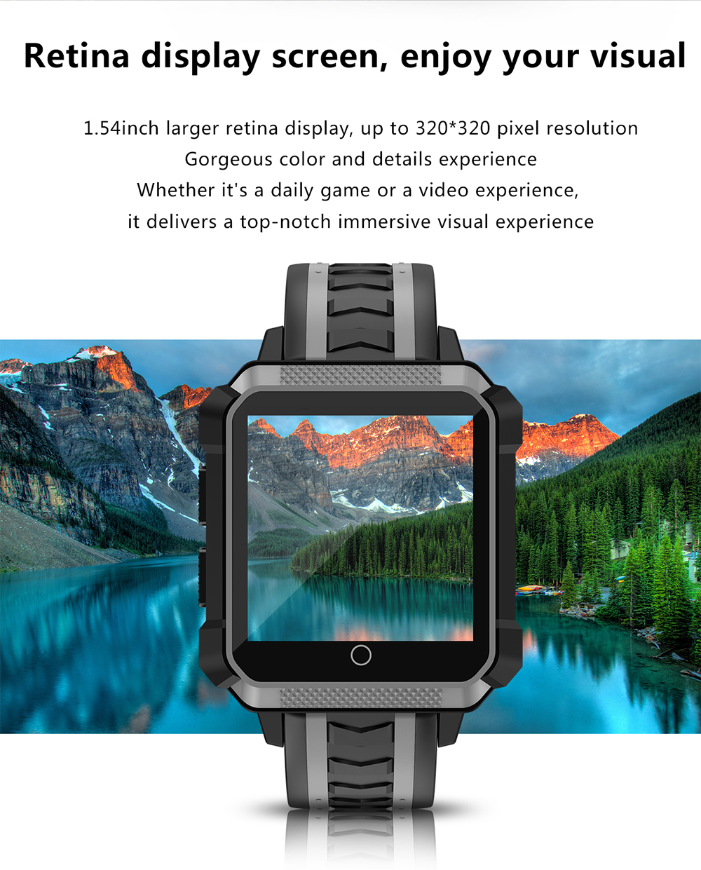H7 Smart Watch Men Waterproof Gps Android 4g Message Call Reminder Ip68 Sport Watch Application: Apk Languages: Chinese
