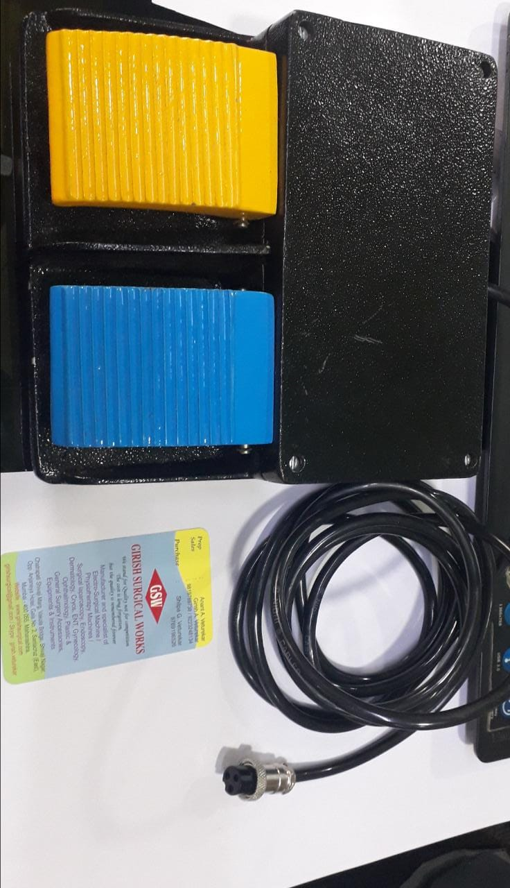 Steel Double Paddle Metal Footswitch