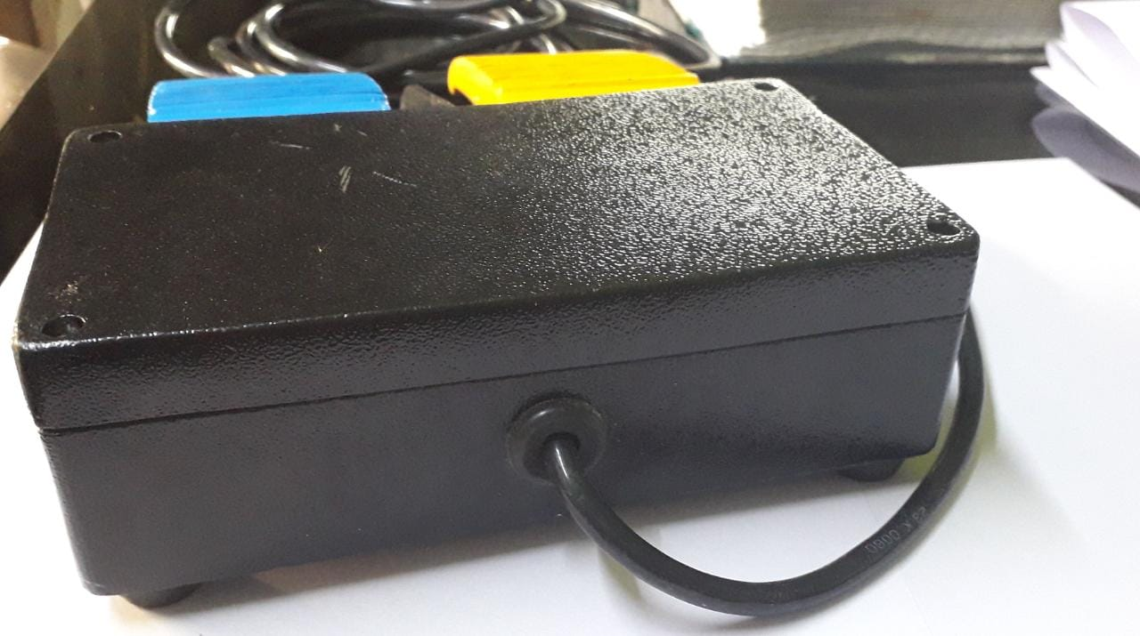 Steel Double Paddle Metal Footswitch