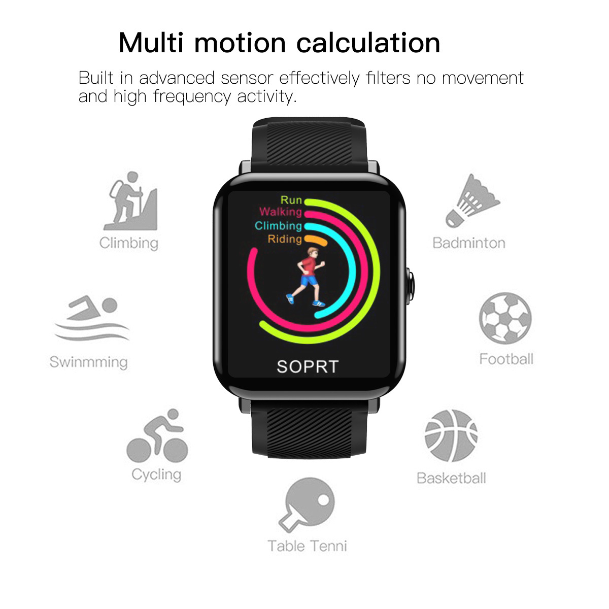 W2 Smart Watch Ip67 Waterproof Fitness Tracker Application: Android System 4.4 Version Or Above; Ios System 8.0 Version Or Above