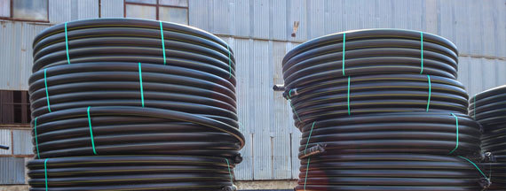 Hdpe Water Pipe - Color: Black