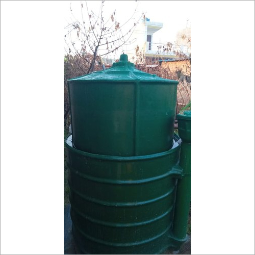 FRP पोर्टेबल बायोगैस प्लांट