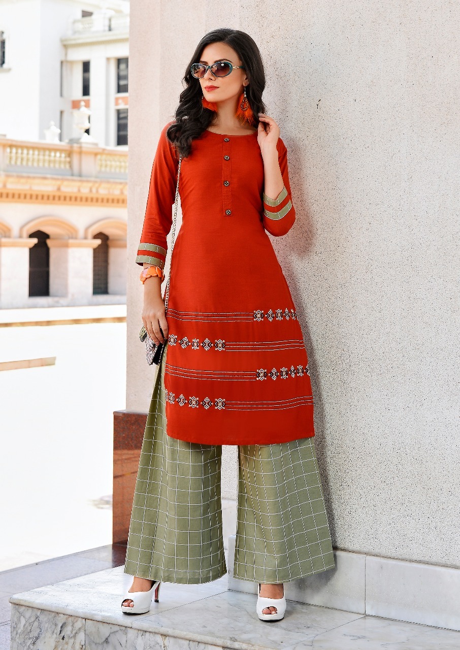 Spring Dani Vol-1 Sawan Creation Heavy Rayon Palazzo Kurtis