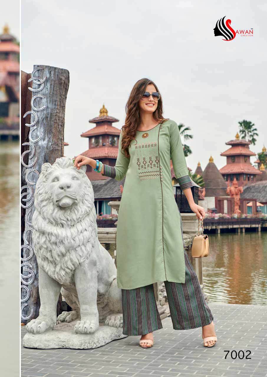 Spring Dani Vol-7 Rayon Organic Linen Kurti Catalog