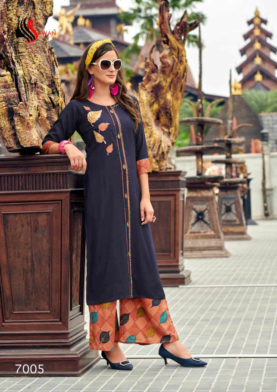 Spring Dani Vol-7 Rayon Organic Linen Kurti Catalog