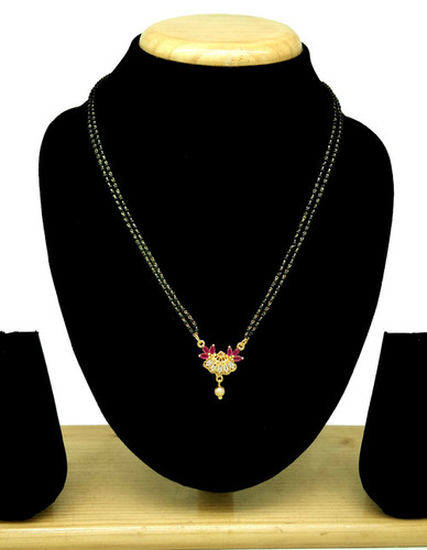 AD Mangalsutra - Gold Plated, Elegant Design for Women with Traditional Charm