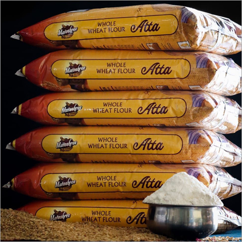 Whole Wheat Flour - 10 Kg Pack Size | Food Grade, Pure White Color, High In Protein 10-12%, Ideal For Chapattis, Parathas, And Puris