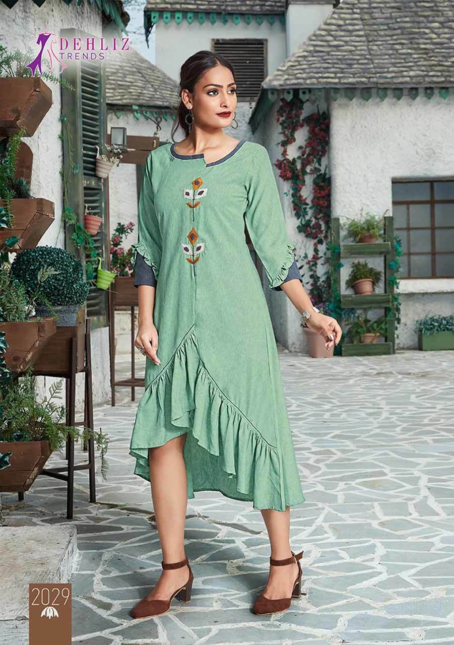 Spring Dehliz Trends Paridhan Imported Fancy Kurti Sets