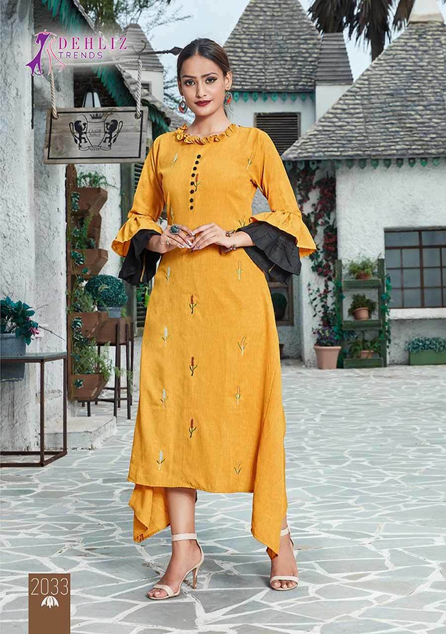 Spring Dehliz Trends Paridhan Imported Fancy Kurti Sets