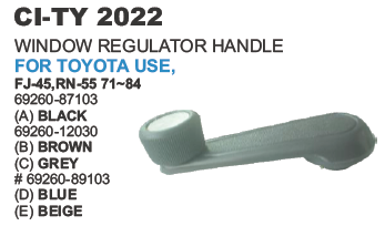 Window Regulator Handle Toyota