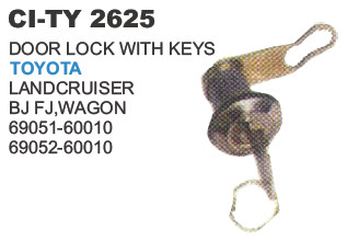 Door Lock with Keys Toyota Land Cruiser