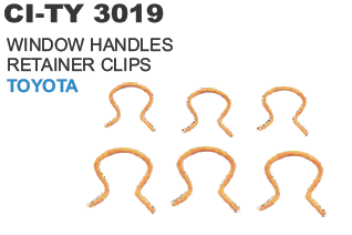 विंडो हैंडल रिटेनर क्लिप्स टोयोटा वाहन का प्रकार: 4 व्हीलर