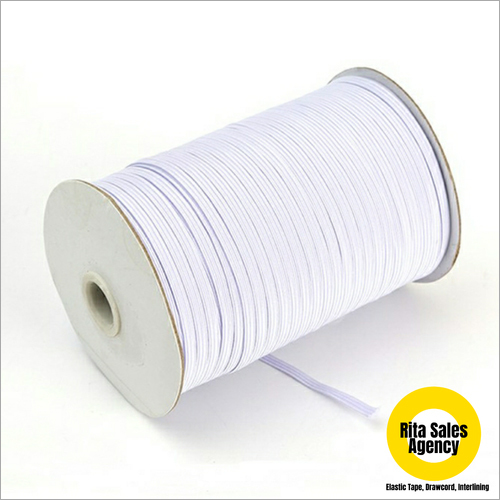 Ppe Suits Elastic Tape - Cotton Material, Various Sizes, White & Black Colors | Thin, Durable, Elasticity Up To 140% Of Original Length