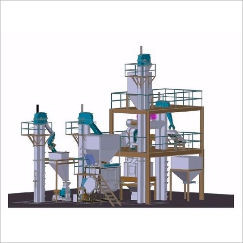 Poultry Feed Plant - Stainless Steel, 1-10 Tons/Hour Capacity | 15-50 kW Motor Power, Reliable and Cost-Effective Design, Rugged Build Quality, 1 Year Warranty