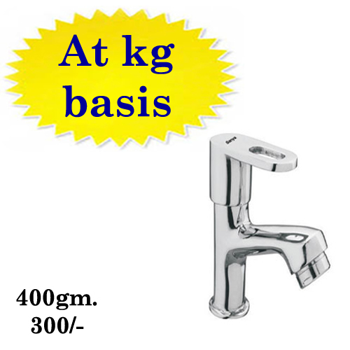 Pillar Tap - Brass Handle, 15mm Fitting, Brass Body | 5 Years Replacement Guarantee
