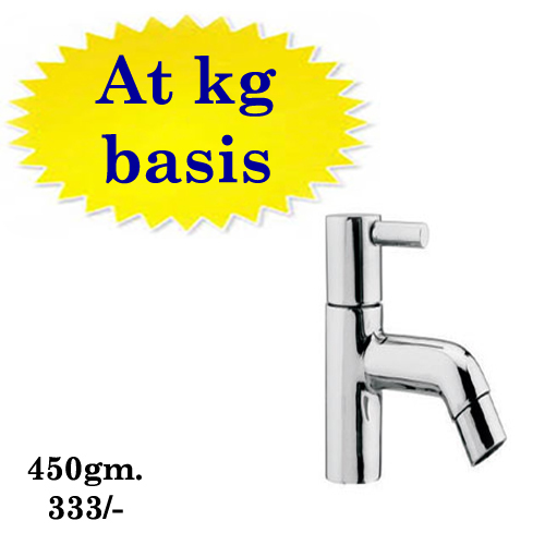 Pillar Tap - Brass Handle, 15mm Fitting, Brass Body | 5 Years Replacement Guarantee