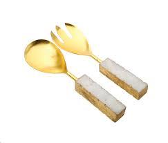 Agate Salad Server