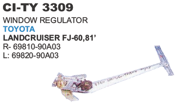 Window Regulator Toyota Land Cruiser