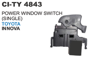 Power window Switch Single  Toyota Innova