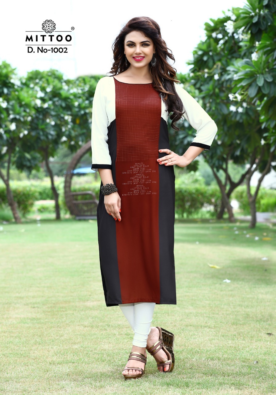 Digit Mittoo Design Soft Touch Bsy Digital Kurti - Soft Touch Bsy Fabric, Sizes M(38)-3xl(46), Available In Multiple Seasons - Ideal For Girls