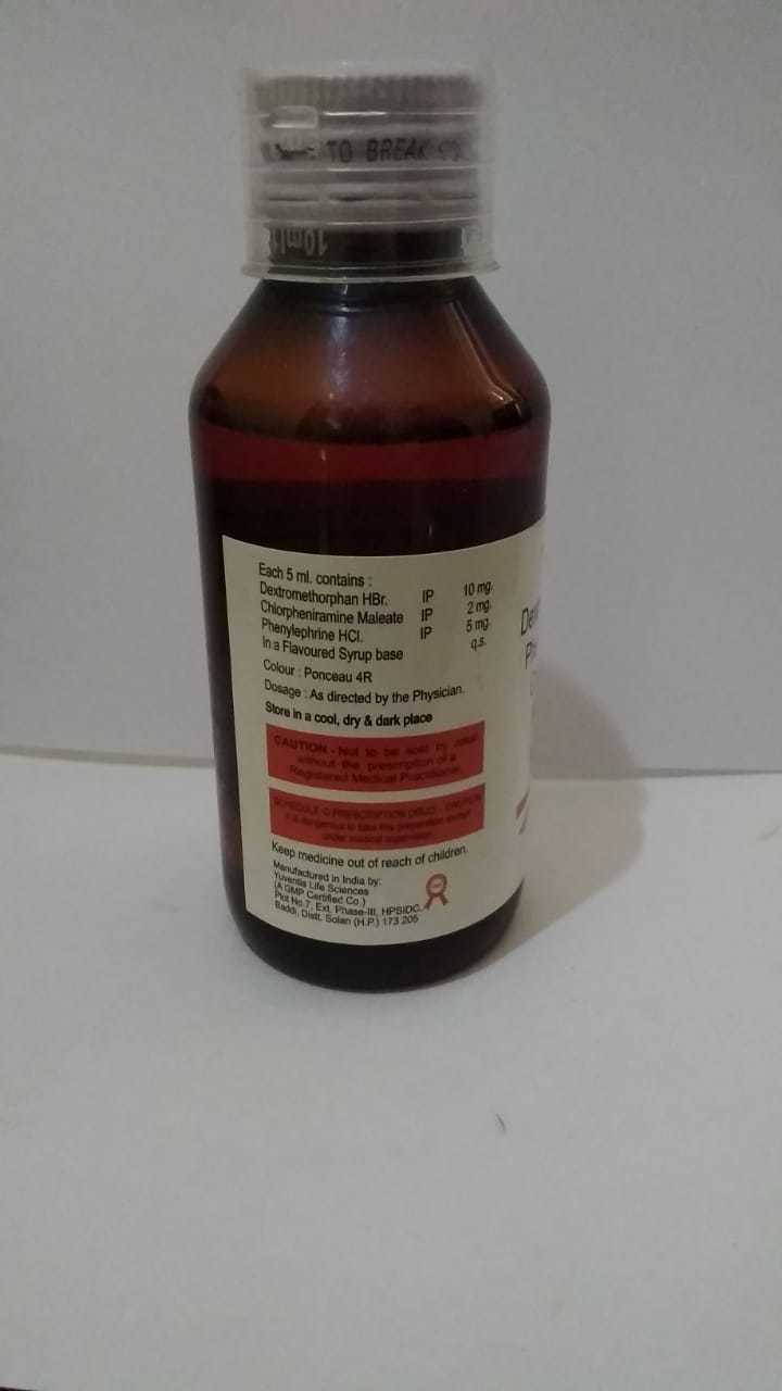 Dextromethorphan 10 Mg + Phenylephrine Hcl 5 Mg + Chlorpheniramine 2 Mg