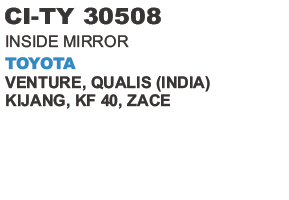 Inside Mirror Toyota Venture Qualis, Kijang, Zace