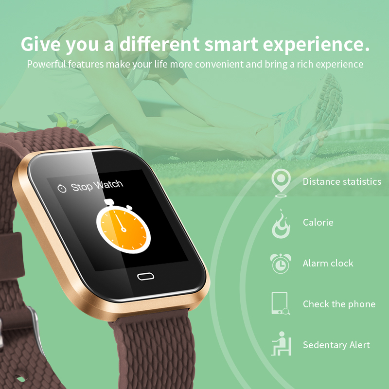 Smart Fitness Bracelet Heart Rate Monitor Tracker Bluetooth Smartphone Sku Cd16 Application: Manipulation Mode: Full Touch Control
