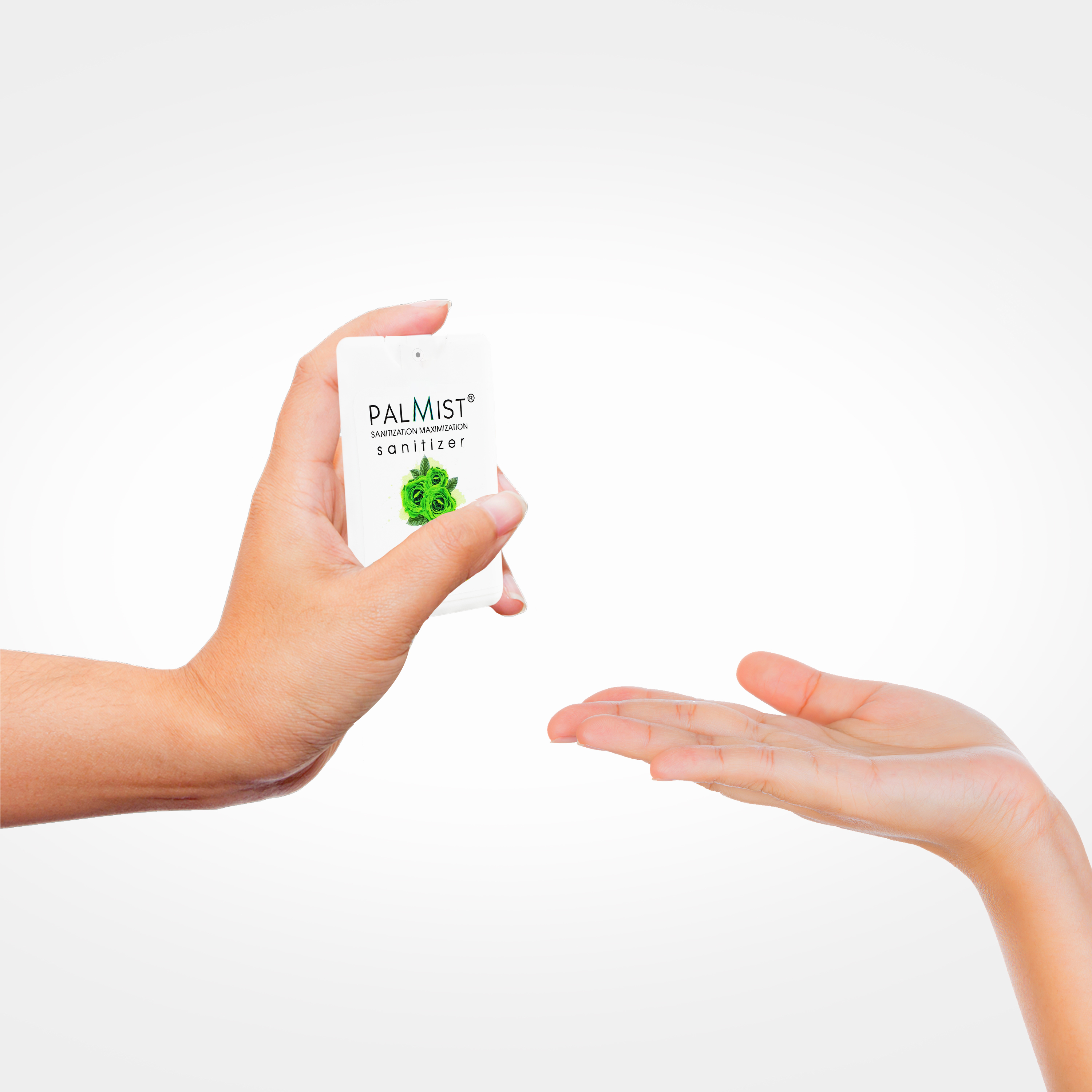 Palmist Sanitizer Spray - 18ml Card-bottle | 250 Sprays, Easy Mist Sprayer, Oudh & Flowery Fragrance, 36 Months Shelf Life