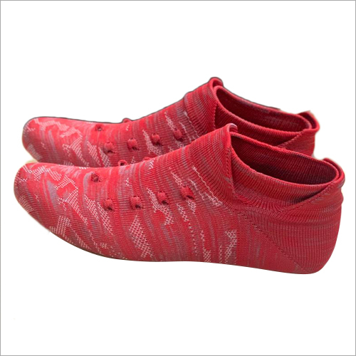 Red Mens Socks Shoe Upper