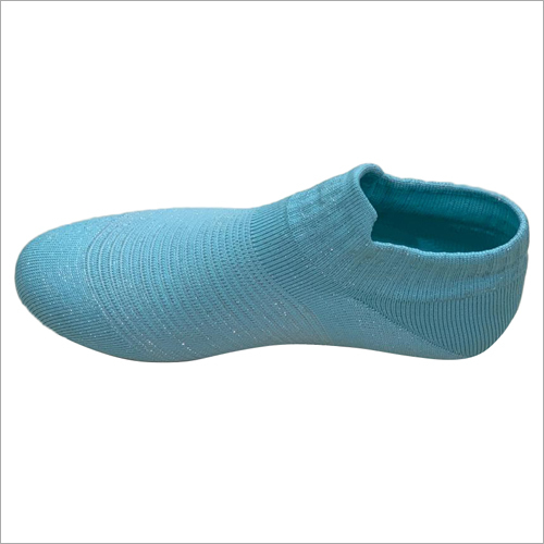 Blue Girl Breathable Socks Shoe Upper