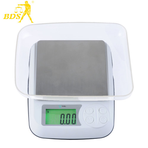 Bds Dm03 Kitchen Weight Scales Lcd Digital Food Weighing Scale Accuracy: 0.01G 0.1G Gm