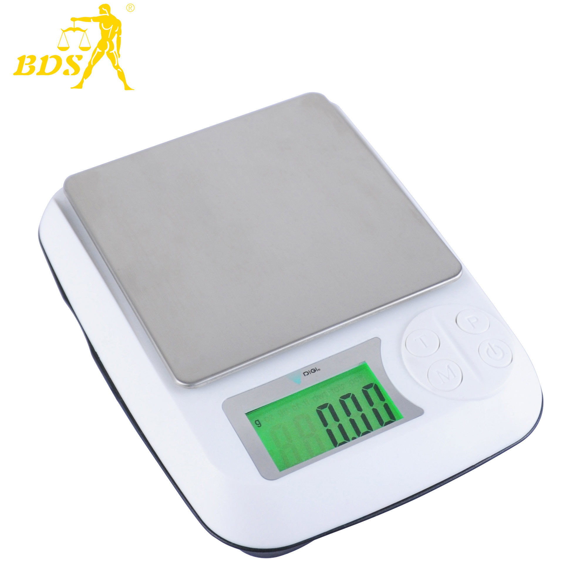 Bds Dm03 Kitchen Weight Scales Lcd Digital Food Weighing Scale Accuracy: 0.01g 0.1g Gm