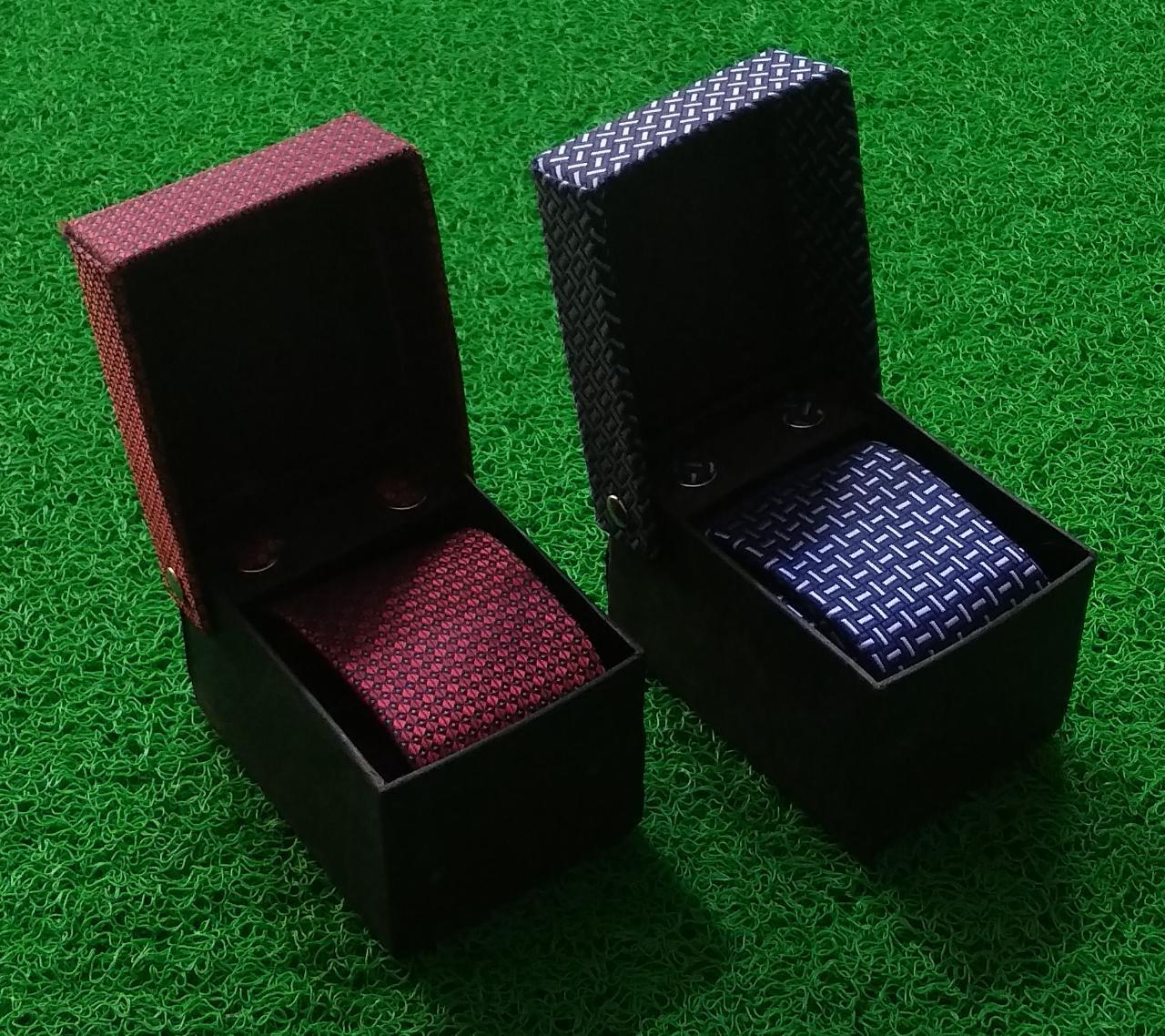 Mens Tie - Polyester Material, Free Size | Multicolour Tie Cufflinks Gift Set For Ages 12-18