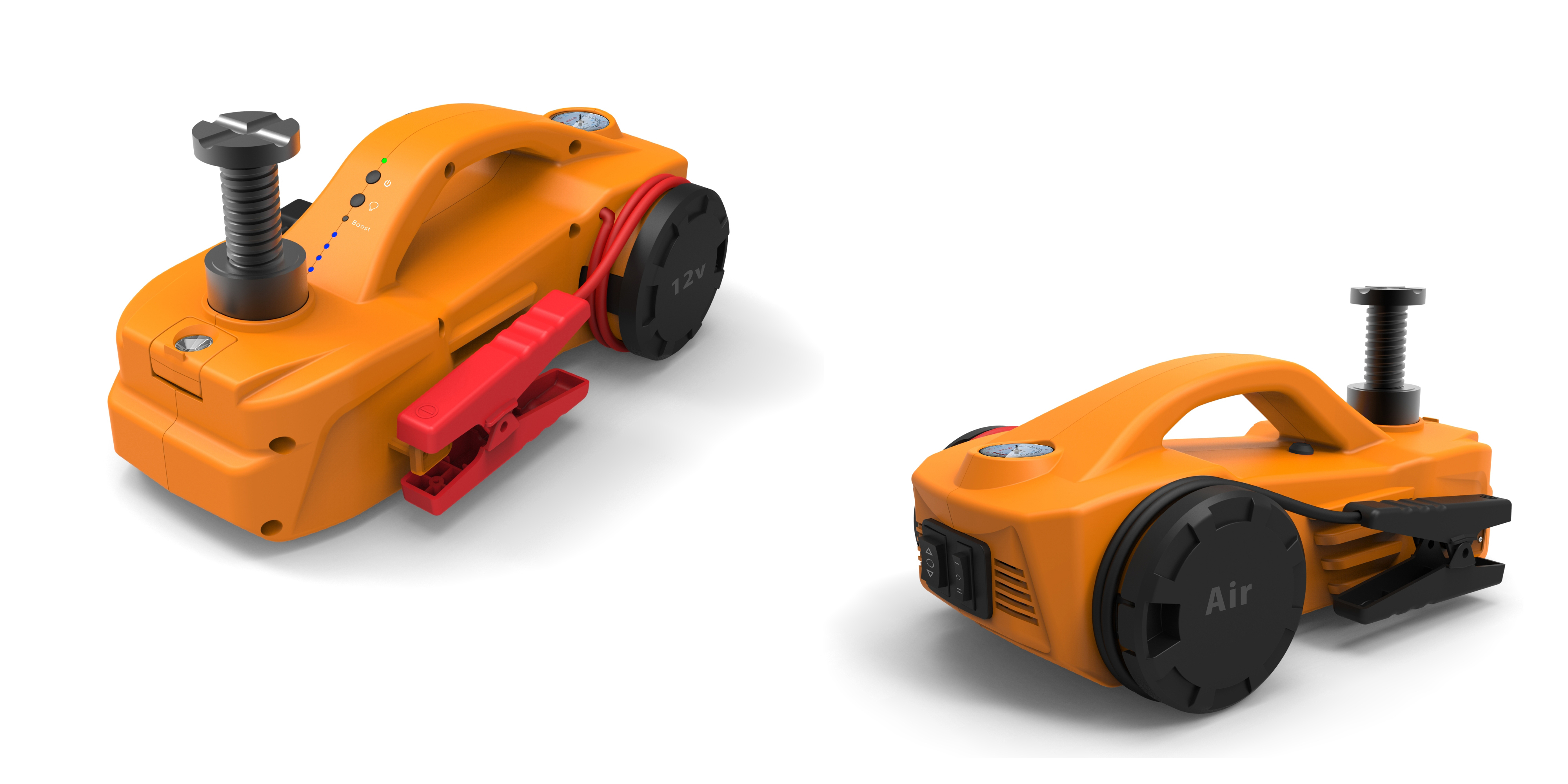 Hydraulic Jack Jump Starter With Air Compressors