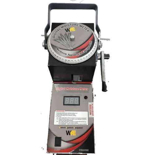 Agro Digital Moisture Meter - Metal Construction, 9.5 Weight | 220V & Battery Operated, 5-50°C Range, Digital Display for Grains & Pulses