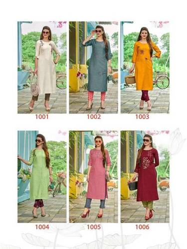 Dzire Ladies Flavour Silk Rayon Kurti
