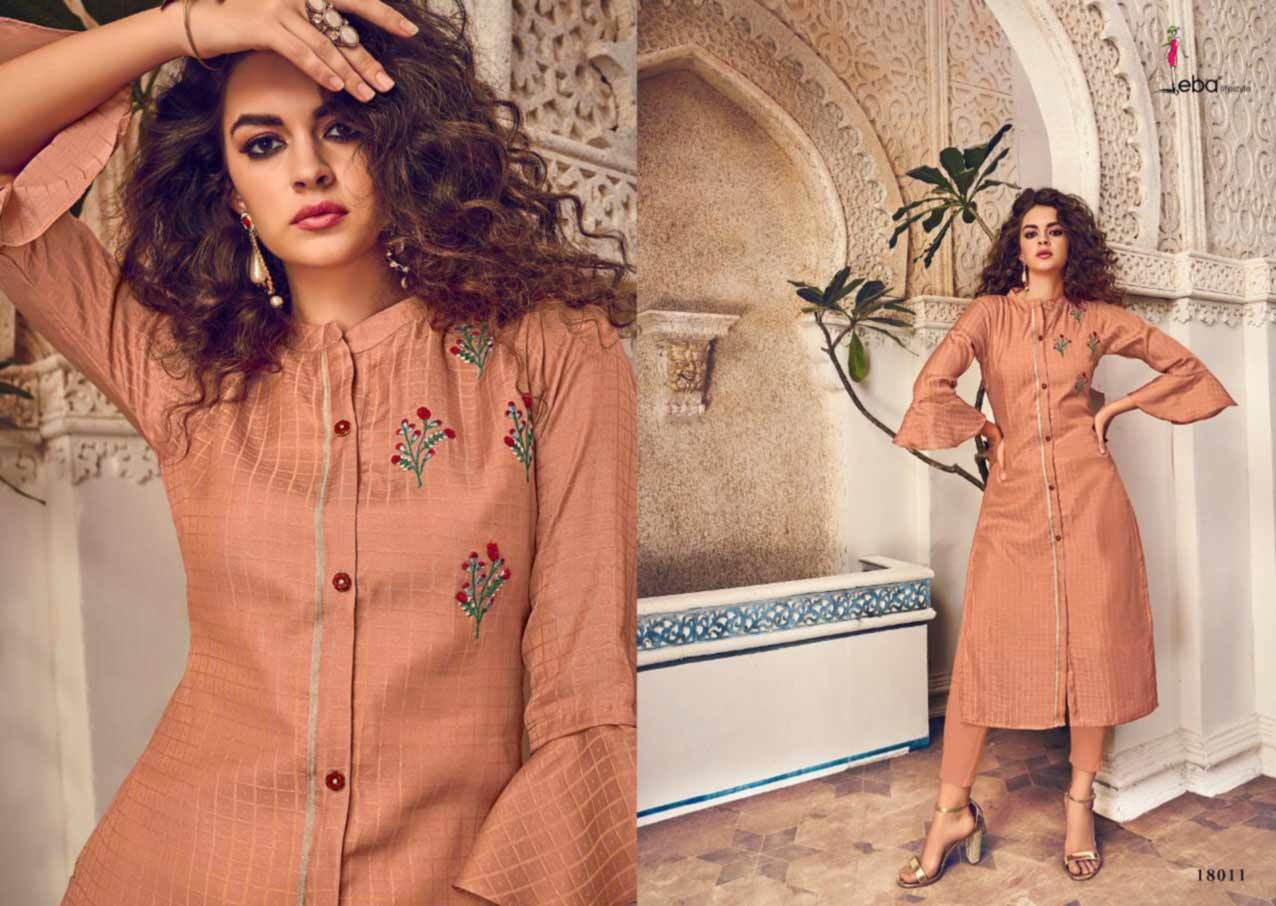 Winter Eba Instagirl Hand Embroidery Kurti Supplier