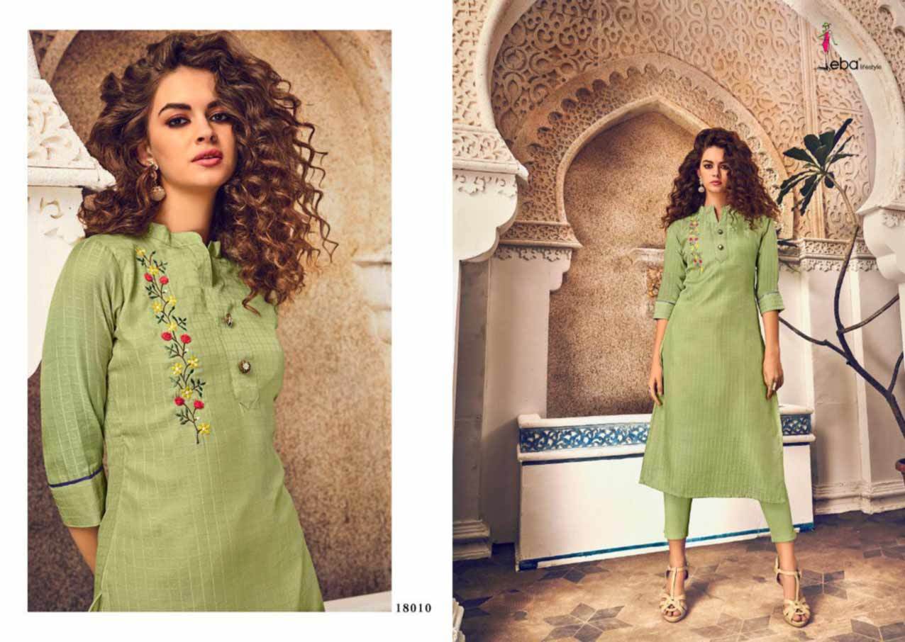 Winter Eba Instagirl Hand Embroidery Kurti Supplier