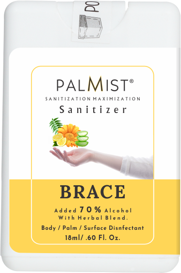 Palmist Multipurpose Sanitizer Spray 18ml - 18 Milliliter, Dry Place Storage | External Use For Adults, Children, Men, And Women, Kills Germs