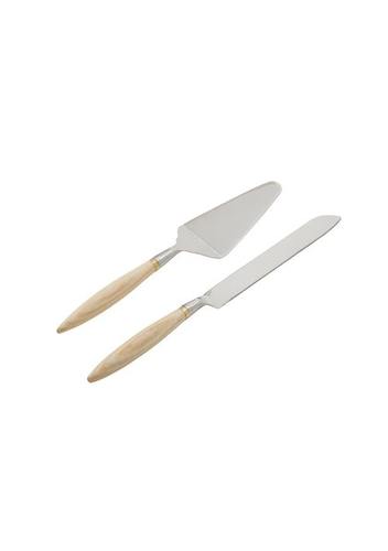 Pine Wood handle Cake Server