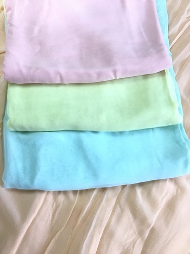 Washable Georgette Plain Light Fabric