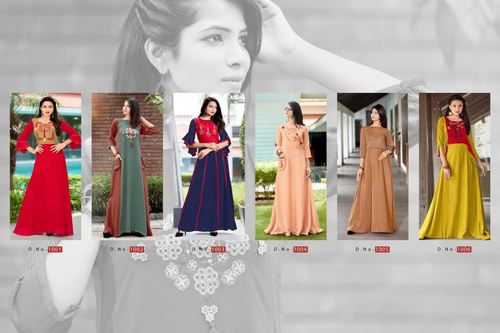 Elisha Ladyview Gown Type Wholesale Long Kurta