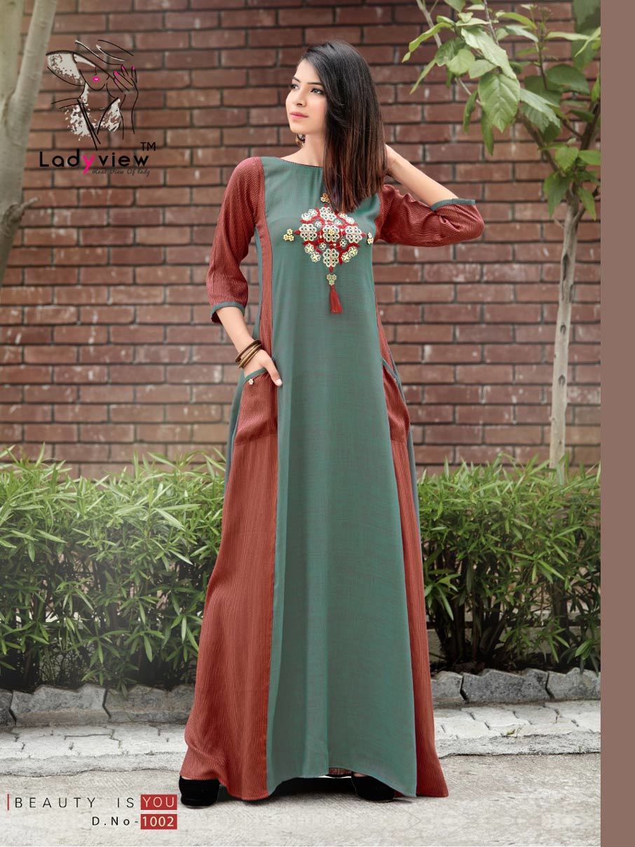 Spring Elisha Ladyview Gown Type Wholesale Long Kurta