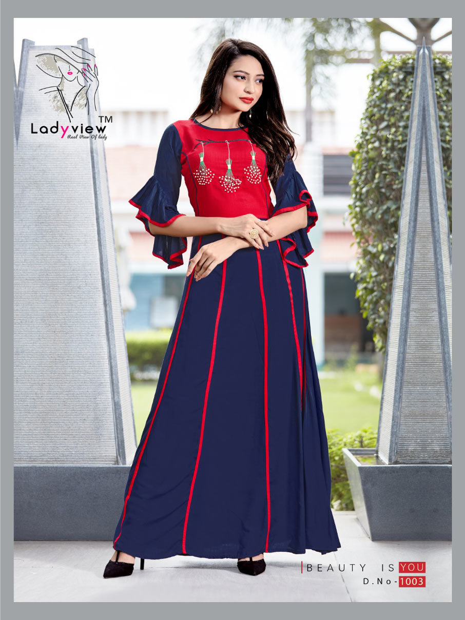 Spring Elisha Ladyview Gown Type Wholesale Long Kurta