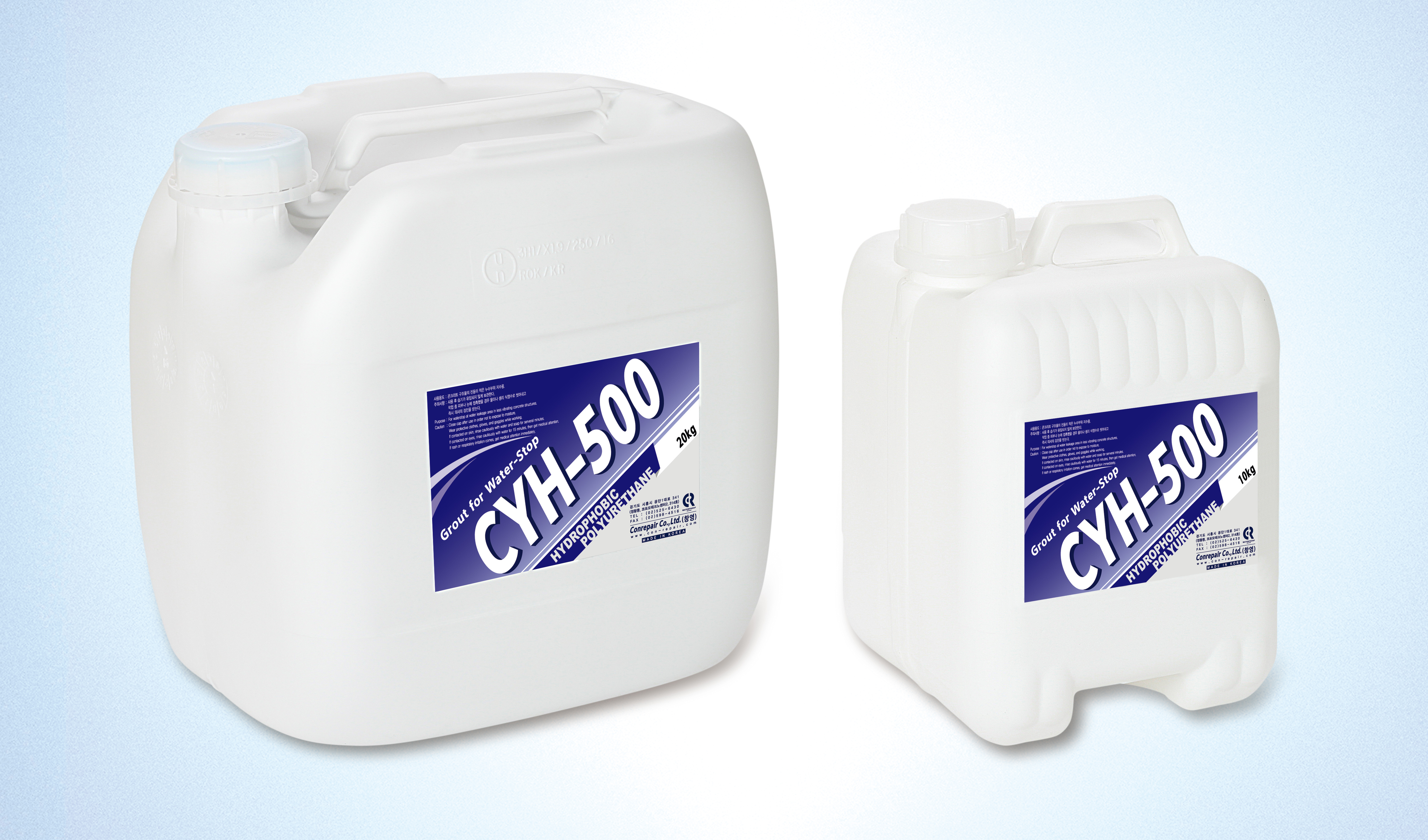 Semi-rigid Polyurethane Foam - 20 Kg/pail, Transparent Light Ivory, 1.09 G/ml Density, Superior Elastic Strength, Underwater Injection Approved, Deep Penetration, Excellent Bond To Wet Surfaces