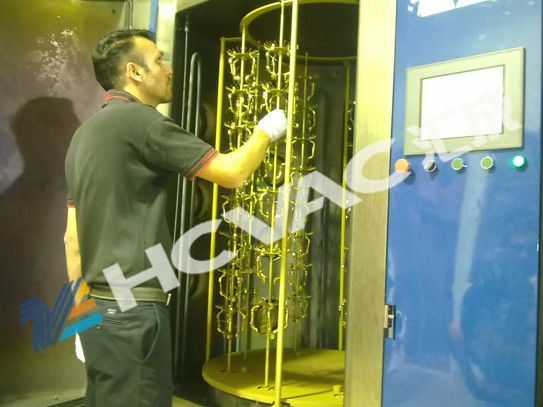 Hcvac Gold Furniture Door Handle Lock Hinge Keys Pvd Coating Machine Equipment - Feature: High Speed