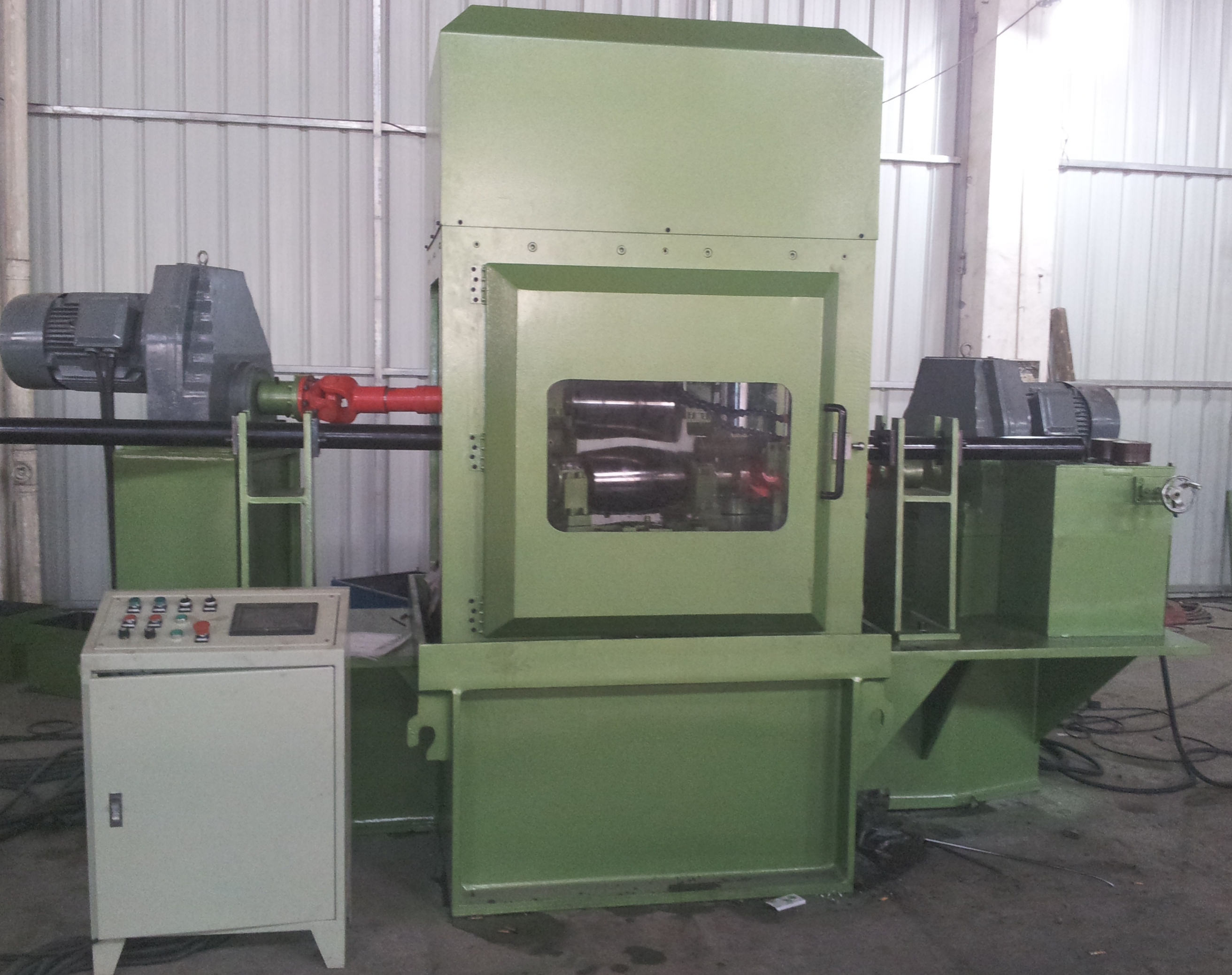 Lhjz-6 Combined Drawing Machine - 60kn Pulling Force, 5-60 M/min Speed, Automatic Operation | High Precision Cnc Technology, Processes Various Metal Shapes, Compact 28m X 2m X 1.3m Dimensions, Green Finish
