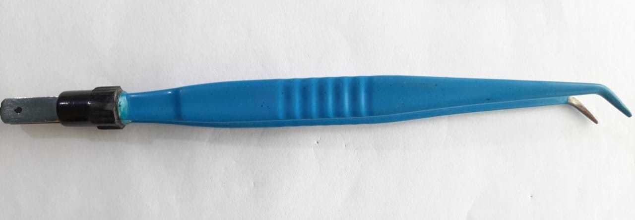 Blue/black Bipolar Forceps Angular