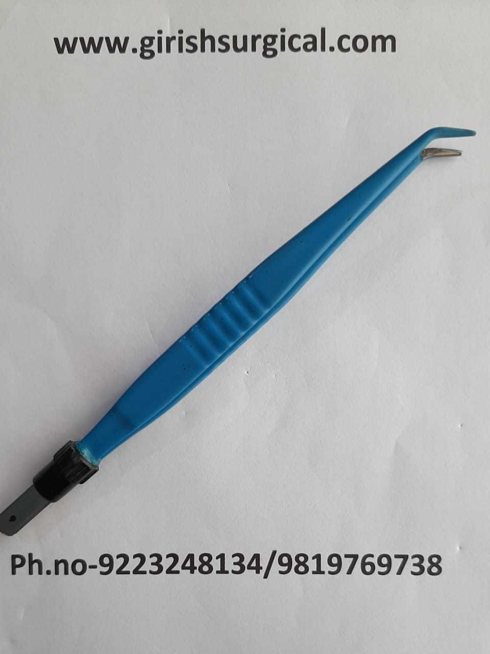 Blue/black Bipolar Forceps Angular