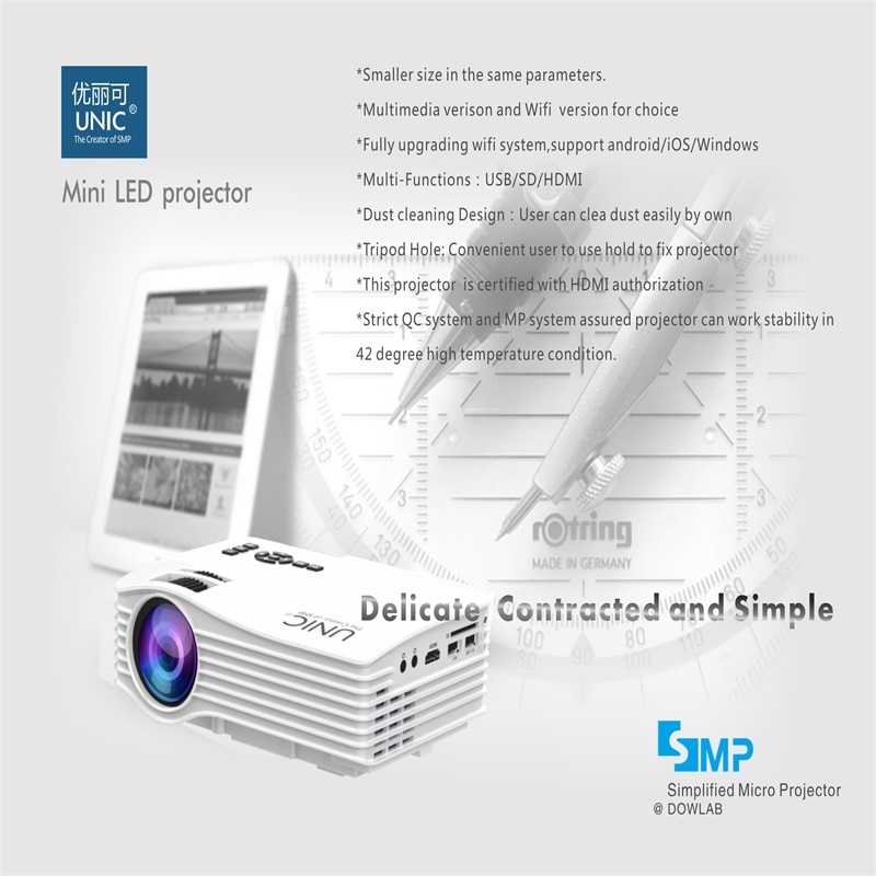 T38 Mini Projector Hd Portable Led Projector Home Theater Application: Ultras Quiet Isolation Dust-proof Design